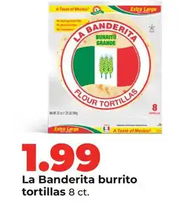 Hy-Vee La Banderita burrito tortillas offer