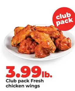 Hy-Vee Club pack Fresh chicken wings offer