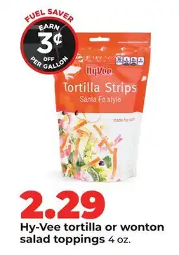 Hy-Vee Hy-Vee tortilla or wonton salad toppings offer
