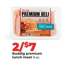 Hy-Vee Buddig premium lunch meat offer