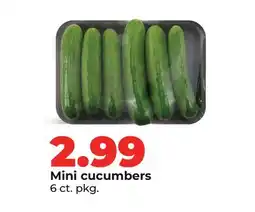 Hy-Vee Mini cucumbers offer