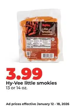 Hy-Vee Hy-Vee little smokies offer