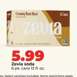 Hy-Vee Zevia soda offer