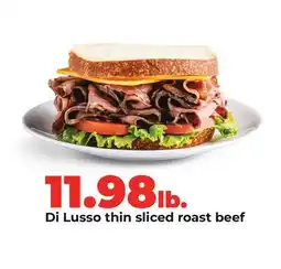 Hy-Vee Di Lusso thin sliced roast beef offer