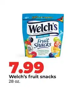 Hy-Vee Welch's fruit snacks offer