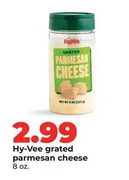 Hy-Vee Hy-Vee grated parmesan cheese offer