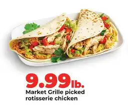 Hy-Vee Market Grille picked rotisserie chicken offer