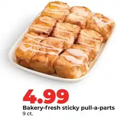 Hy-Vee Bakery-fresh sticky pull-a-parts offer