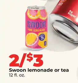 Hy-Vee Swoon lemonade or tea offer