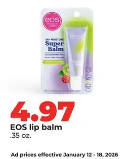 Hy-Vee EOS lip balm offer
