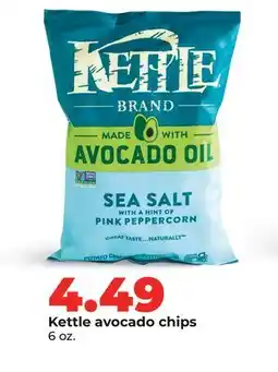 Hy-Vee Kettle avocado chips offer