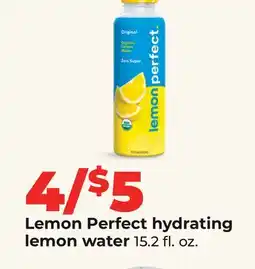 Hy-Vee Lemon Perfect hydrating lemon water offer