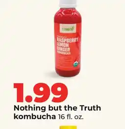 Hy-Vee Nothing but the Truth kombucha offer
