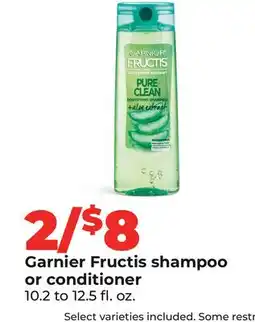 Hy-Vee Garnier Fructis shampoo or conditioner offer