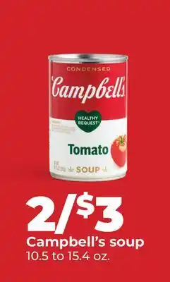 Hy-Vee Campbell's soup offer