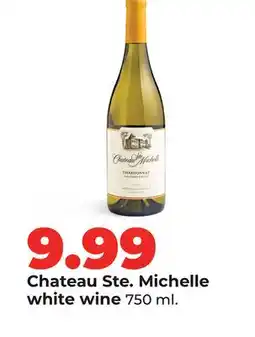 Hy-Vee Chateau Ste. Michelle white wine offer