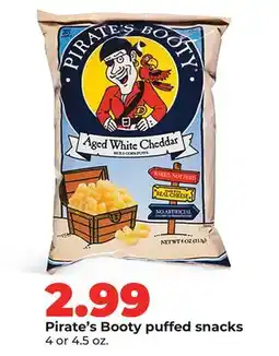 Hy-Vee Pirate's Booty puffed snacks offer