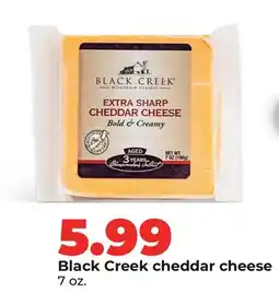 Hy-Vee Black Creek cheddar cheese offer