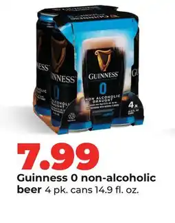 Hy-Vee Guinness 0 non-alcoholic beer offer