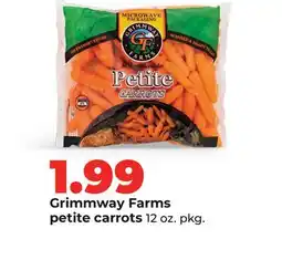 Hy-Vee Grimmway Farms petite carrots offer