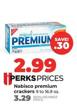 Hy-Vee Nabisco premium crackers offer