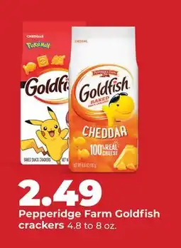 Hy-Vee Pepperidge Farm Goldfish crackers offer