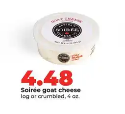 Hy-Vee Soirée goat cheese offer