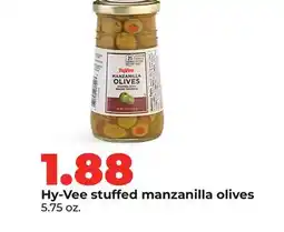 Hy-Vee Hy-Vee stuffed manzanilla olives offer