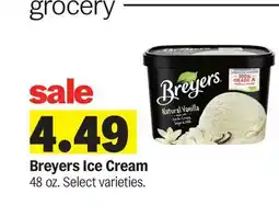 Meijer Breyers Ice Cream offer