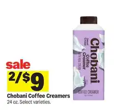 Meijer Chobani Coffee Creamers offer