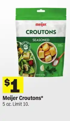 Meijer Meijer Croutons offer
