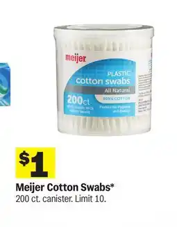 Meijer Meijer Cotton Swabs offer