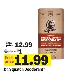 Meijer Dr. Squatch Deodorant offer
