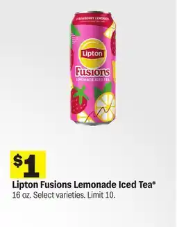 Meijer Lipton Fusions Lemonade Iced Tea offer