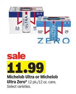 Meijer Michelob Ultra or Michelob Ultra Zero offer
