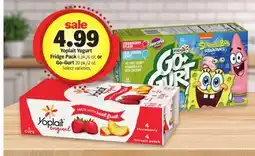 Meijer Yoplait Yogurt Fridge Pack 8 pk./6 oz. or Go-Gurt 20 pk./2 oz offer