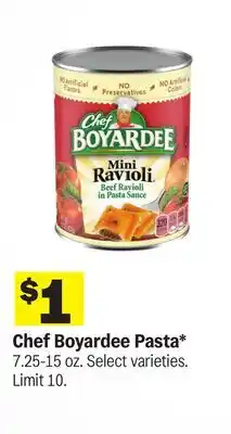 Meijer Chef Boyardee Pasta offer