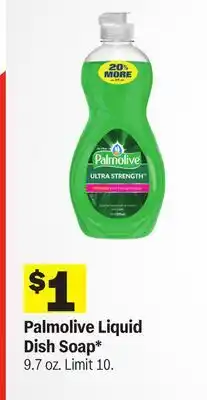 Meijer Palmolive Liquid Dish Soap offer