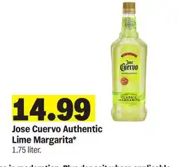 Meijer Jose Cuervo Authentic Lime Margarita offer
