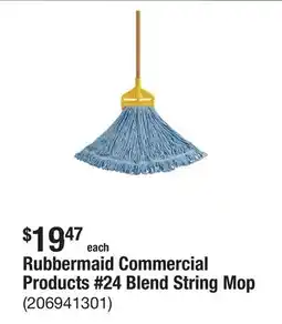 The Home Depot Rubbermaid Commercial Products #24 Blend String Mop offer