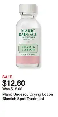 Ulta Beauty Mario Badescu Drying Lotion Blemish Spot Treatment offer