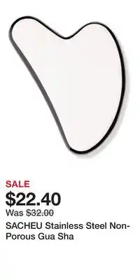Ulta Beauty SACHEU Stainless Steel Non-Porous Gua Sha offer