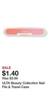 Ulta Beauty ULTA Beauty Collection Nail File & Travel Case offer