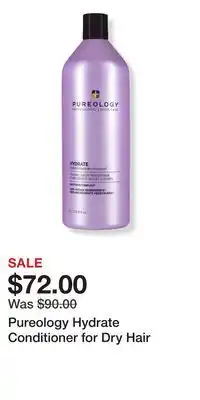 Ulta Beauty Pureology Hydrate Conditioner for Dry Hair offer