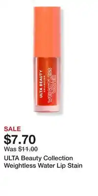 Ulta Beauty ULTA Beauty Collection Weightless Water Lip Stain offer