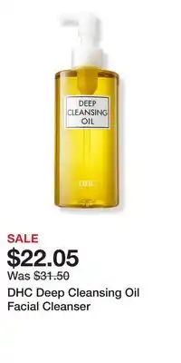 Ulta Beauty DHC Deep Cleansing Oil Facial Cleanser offer