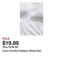 Belk Cool Comfort Sateen Sheet Set offer