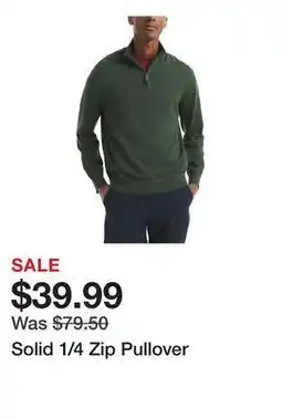 Belk Solid 1/4 Zip Pullover offer