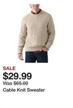 Belk Cable Knit Sweater offer