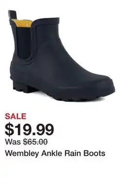 Belk Wembley Ankle Rain Boots offer